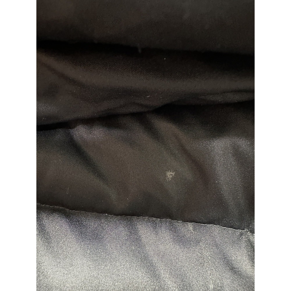 Cole Haan Signature Womens Black Down & Feather Puffer Coat Hooded Medium - Picture 10 of 16